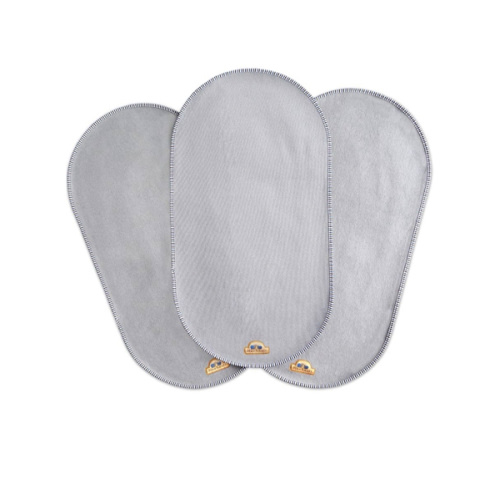 BlueSnail Waterproof Changing Pad Liners 3 Count (14"X26.5", Gray) Bassinet Pad Liner