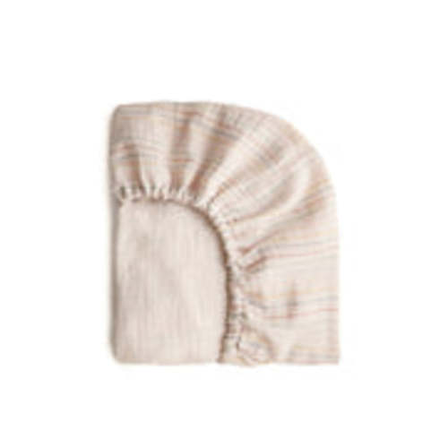 Mushie Mini Baby Muslin Crib Sheet