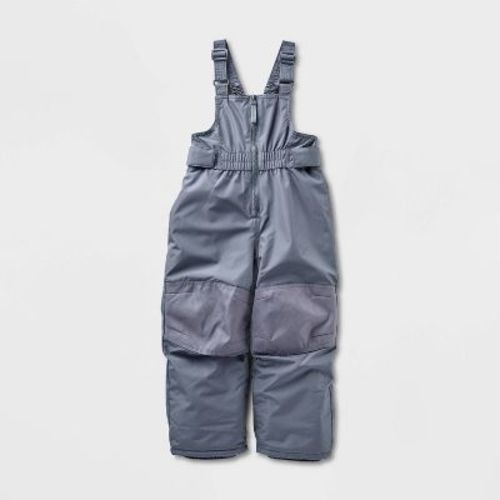 Toddler Solid Snow Bib - Cat & Jack™ Gray
