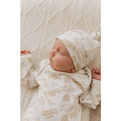 Fearfully & Wonderfully Made Bamboo Gown & Matching Beanie – OUR HOUSE ABOVE