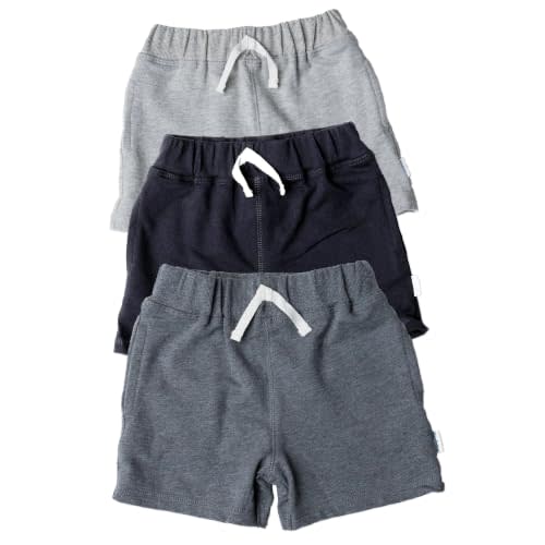 Gerber Baby & Toddler Boys 3-Pack Pull-On Knit Shorts