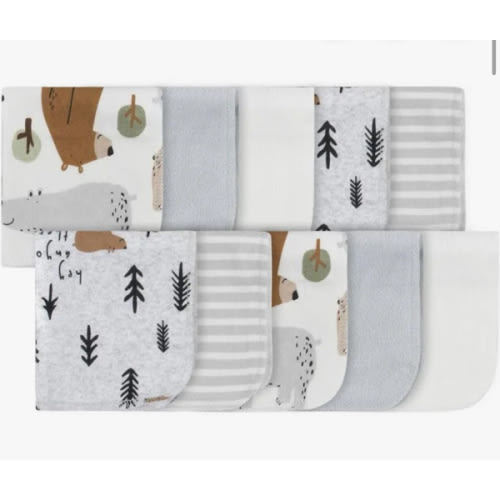 set soft baby washcloths woodland themed - Google Shopping