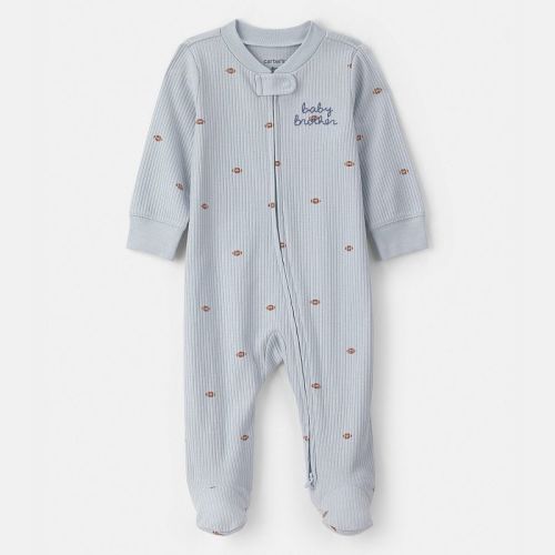 Baby Boy Carter's Ribbed Snug Fit Sleep & Play Pajamas