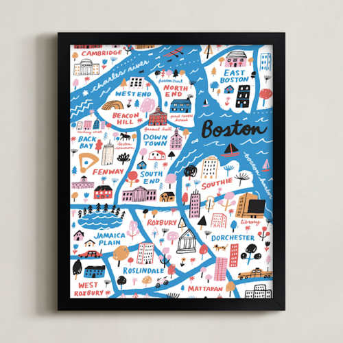 I Love Boston Limited Edition Fine Art Print 1 by Jordan Sondler