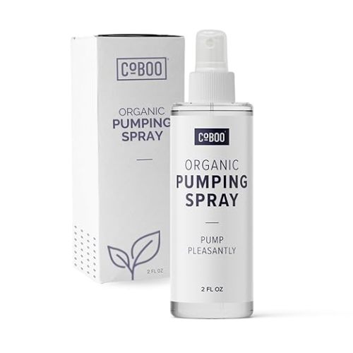 Pumping Spray 2 Fl Oz | Organic Skin Lubricant for Breast Pumping | Pump Flange Spray for Breast Shields | Vegan & Lanolin Free, Made in USA | Helps Sore Nipples & Clogged Milk Ducts