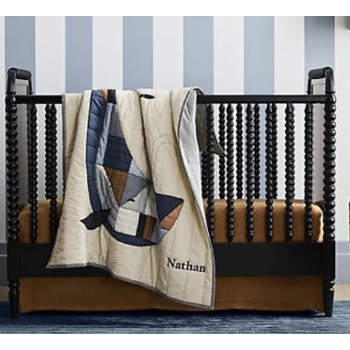 Supersoft Terracotta Organic Cotton Gauze Baby Crib Skirt