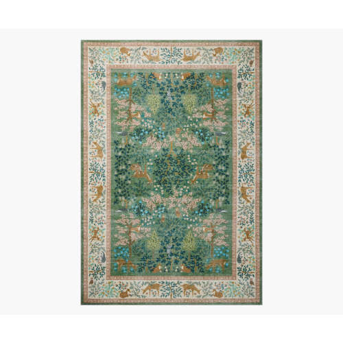 Canopy Woodland Printed Rug in Sage | Rifle Paper Co.