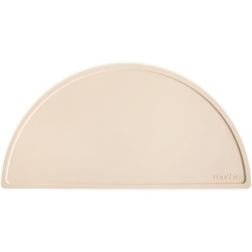 mushie Silicone Placemat for Kids | BPA-Free Non-Slip Design (Shifting Sand)