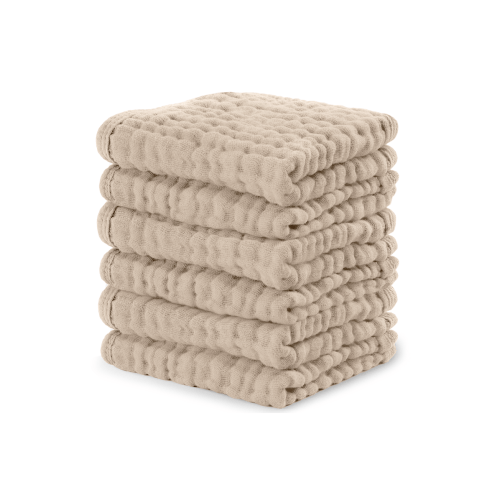 Muslin Washcloths - Pack of 6