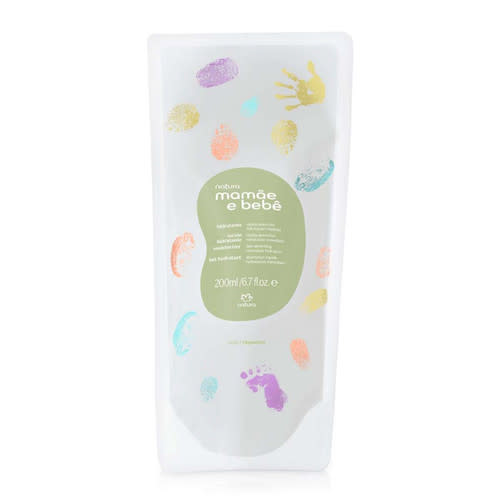 Natura Baby Lotion- Mamae e Bebe - Refil Hidratante Corporal 200Ml - (Moisturizer 6.76FlOz)