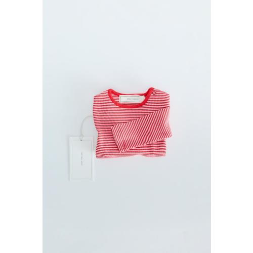 ZARA TIMELESS - STRIPED CONTRAST TRIM BODYSUIT - Red | ZARA United States