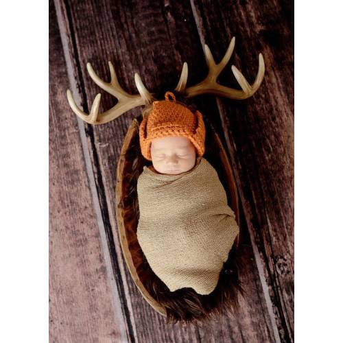 Fuddy Duddy Hunter Hat/Boy Photo Prop (fits newborn to adult)