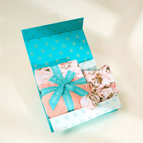 Vintage Pink Rose 3 Piece Gift Set