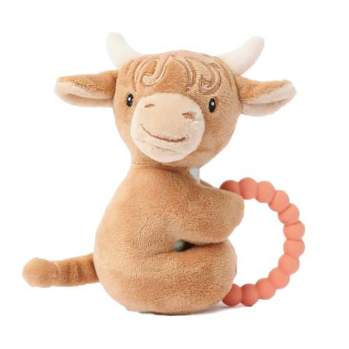 Hetty Highland Cow Teether Rattle
