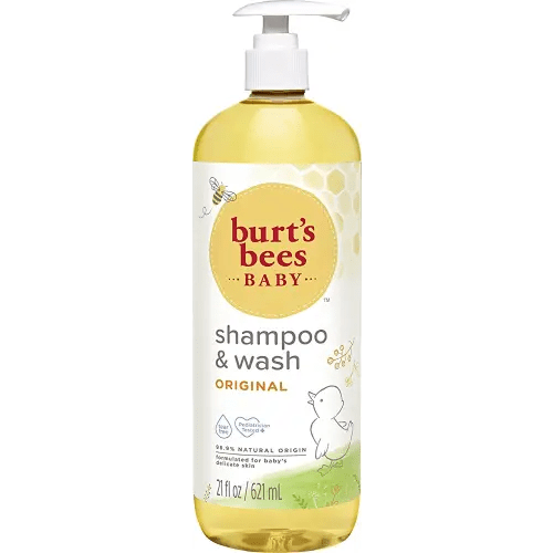 Burt's Bees Baby Shampoo & Wash, Tear Free Non Irritating Soap, Gentle Plant Based Formula, Pediatrician Tested, Original - 21 oz