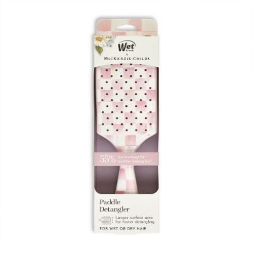 MacKenzie-Childs x Wet Brush Paddle Detangler - Rosy Check