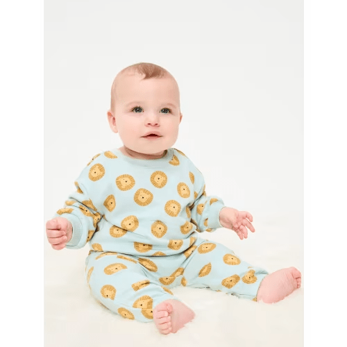 Printed Crew-Neck Sweatshirt for Baby