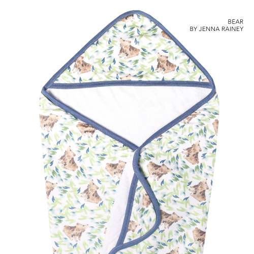 Premium Baby Knit Hooded Towel - Bear