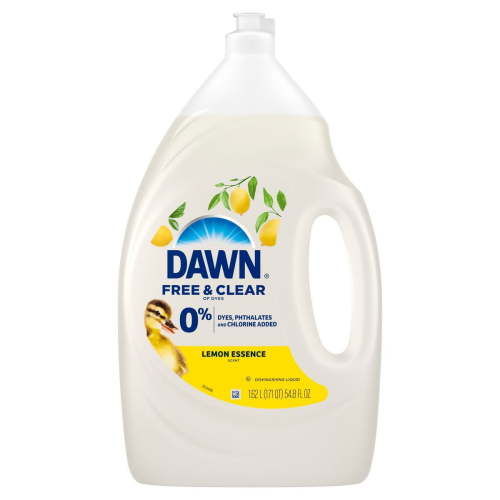 Dawn Lemon Essence Free Clear Ez Squeeze Dishwashing Liquid - 54.8 fl oz