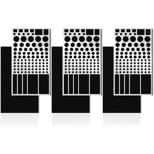 FLANCCI LED Light Dimming Stickers, LED Dimming Stickers, (2 Sheets) Dimming Sheets (6 Sheets 80%)