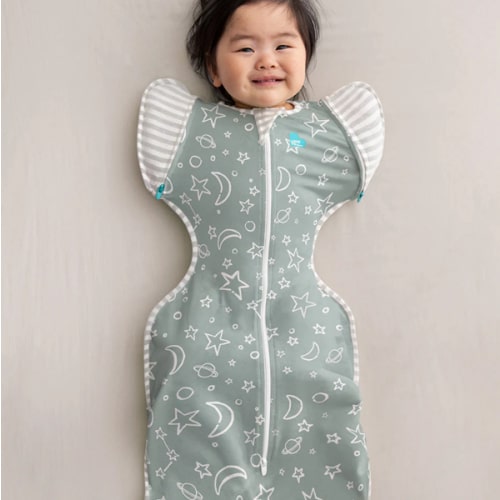 Swaddle Up™ Transition Bag 1.0 TOG Viscose from Bamboo Olive Stars & Moon