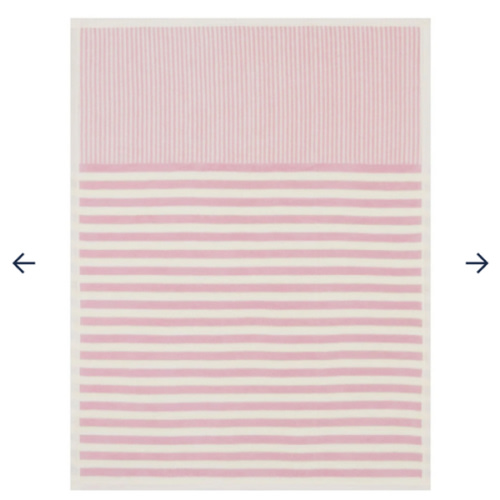 Pink Mini Stroller Blanket