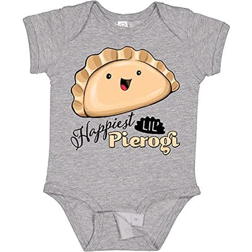 inktastic Happiest Lil' Pierogi Baby Bodysuit