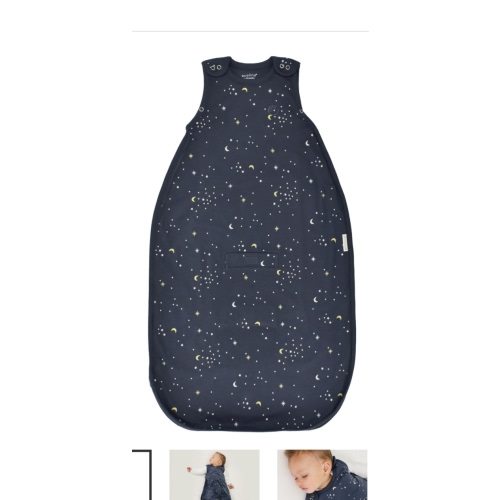 Ecolino® Adjustable Baby Sleep Bag, Organic Cotton, Universal Size: 2 Months - 2 Years, Milky Way