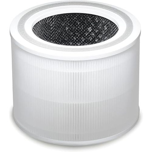 Clorox Medium Room Air Purifier True HEPA Replacement Filter, 1,000 Sq. Ft. Capacity, Reduces 99.97% of Allergens up to 0.1 Micron, Compatible with 11070, 1 Count (12070)