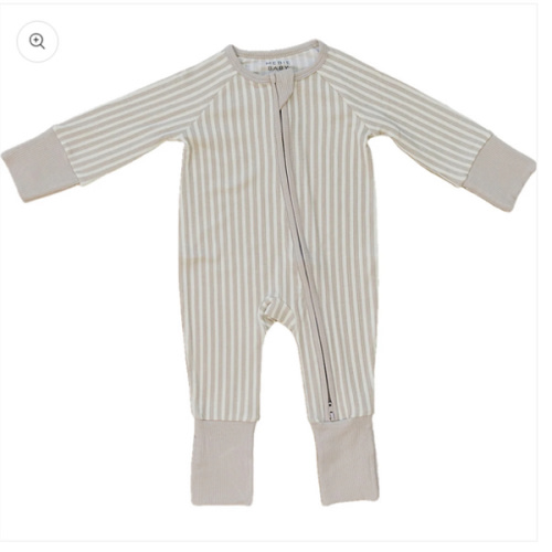 Mebie Baby Dark Green Daisy Bamboo Zipper