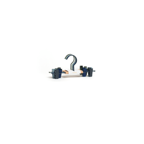 Hangers in Winter - kids metal clip hangers