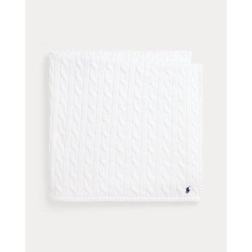 Cable-Knit Cotton Baby Blanket for Baby Boys | Ralph Lauren