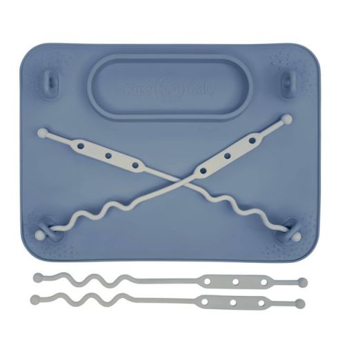 Busy Baby Silicone Placemat with 4 Straps for Toys and Utensil