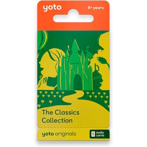 YOTO The Classics Collection – 5 Kids Audio Cards for Use with Player & Mini All-in-1 Audio Device, Screen-Free Listening with Fun Playtime, Bedtime & Travel Stories, Ages 8+