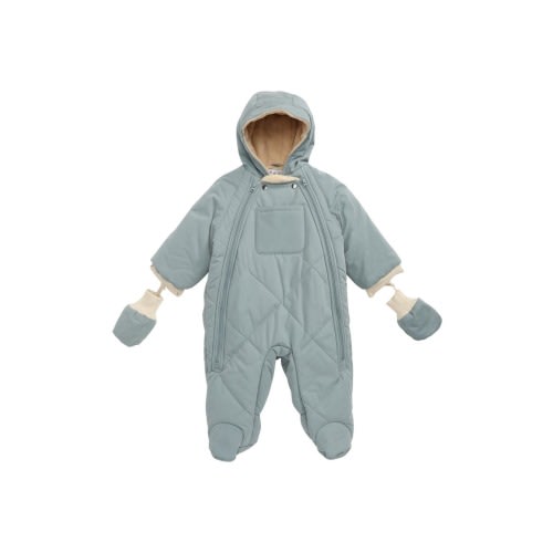 Benji Water Repellent Hooded Snowsuit with Attached Mittens