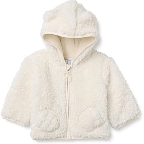 Amazon Essentials Unisex Babies' Hooded Sherpa Jacket