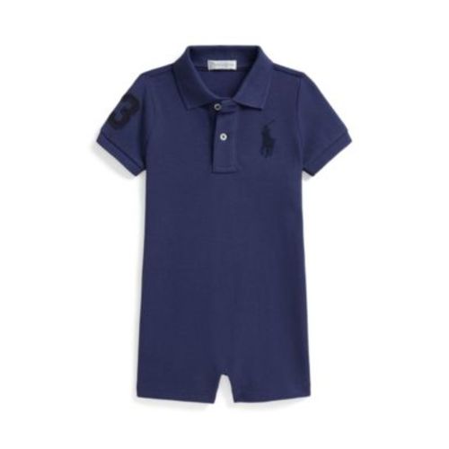 Baby Boys' Two-Button Placket Shortall
