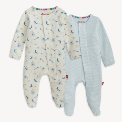 Magnetic 2-Pack Footie (Size newborn)