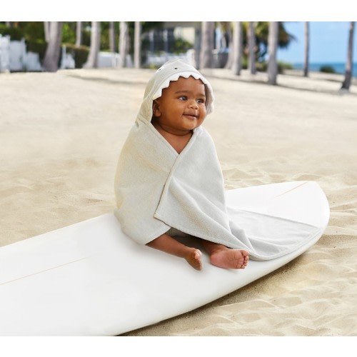 Shark Baby Beach Hooded Towel UPF 50+