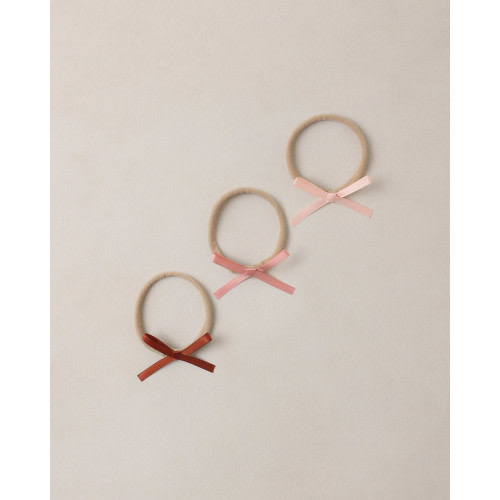 Baby Bow Headbands Blush, Red, Pink