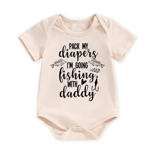 Newborn Baby Boys Bodysuits Girls Unisex Short Sleeve Cute Funny Infant Romper Newborn 0-12 months