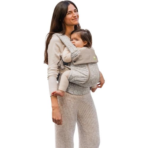 LÍLLÉbaby Complete All Seasons Ergonomic 6-in-1 Baby Carrier Infant to Toddler with Lumbar Support (7-45 Pounds), 360 Degree Baby Wearing & Multi-Position, Inward & Outward Facing (Coastal Sands)