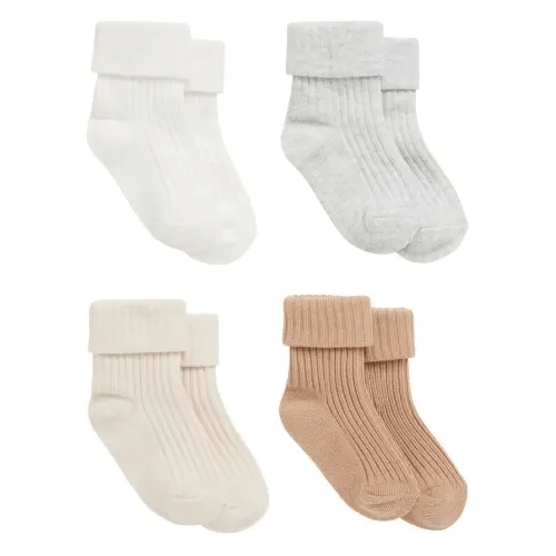 Seed Heritage Rib Sock Multipack In Natural | MYER