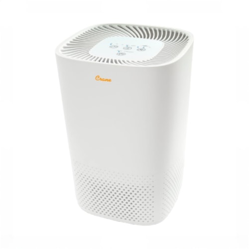 Crane True HEPA Air Purifier with UV Light, 250 Sq Feet