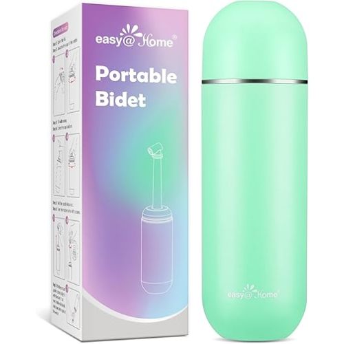 Easy@Home Portable Peri Bottle for Postpartum & Perineal Care: Handheld Bidet Perfect for Personal Hygiene Cleaning & Travel Friendly | 380ml Leakproof & Convenient Design | BPA-Free | EPB-01 Purple