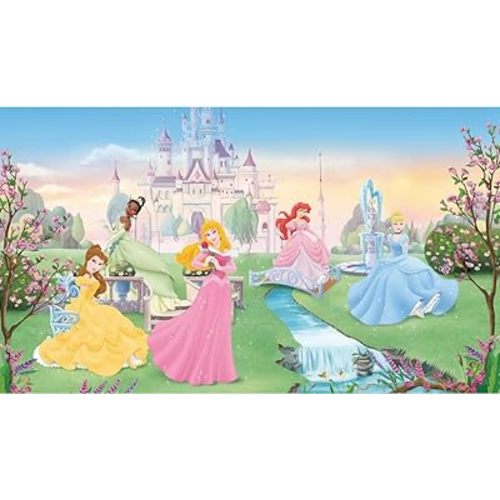 RoomMates Disney Dancing Princess Peel and Stick Wall Mural by RoomMates,JL1228M