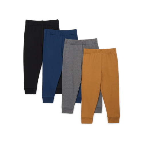 Garanimals Toddler Boys French Terry Joggers, 4-Pack, Sizes 18M-5T