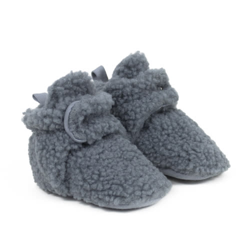 Sherpa Snap Booties Grey