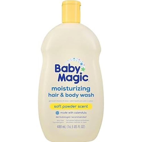 Baby Magic Moisturizing Hair & Body Wash, 16.5 Fl Oz