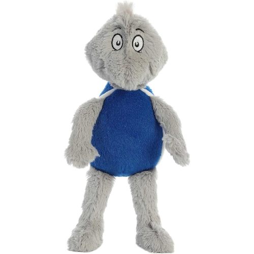 Aurora® Whimsical Dr. Seuss™ Yertle The Turtle Stuffed Animal - Officially Licensed Plush for Imaginative Play - Perfect for Kids and Adults - Gray 11 Inches